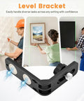 Laser Level L Shape Magnetic Bracket That Makes Leveling On A Tripod Easy And Hands Free, steady use in various home tasks