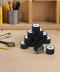 Heavy Duty Rubber Vibration Isolation Mounts Set With Double Ended Threads 12 Cylindrical Anti Vibration Pads For Air Compressors And Engines Quiet Operation Ground Protection And No Brainer Noise Reduction For Industrial Gear, black rubber