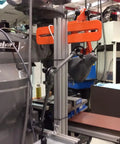 Interlocked Floor Mount Milling Guard Shield With Quarter Inch Lexan Window Built Tough OSHA Compliant Safety Barrier For Milling Machines