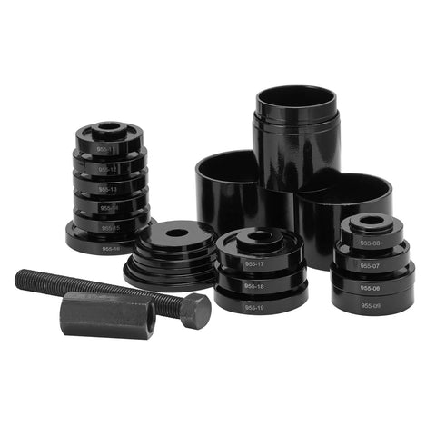 Front Wheel Drive Bearing Press Kit 23 Piece Bearing Puller Set with sliding screws and bushings for cars and light trucks