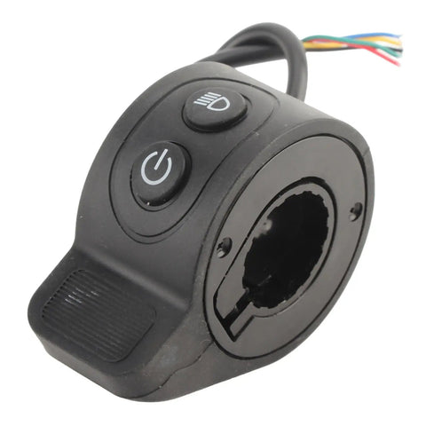 Thumb Throttle Booster For Electric Scooters With Hall Sensor, Smooth Acceleration, Easy Install Replacement Accelerator, Finger Trigger Speed Control With Integrated Switch, Slick ABS Build