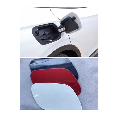 Heavy Duty Waterproof Charging Port Cover Replacement With Hella Tough Sealed Gasket Slick Pure White Dash Trim Panel For Vw Id4 And Id Crozz Electric Daily Driver Rig Upgrade with colors.