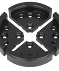 Rock Solid Wide Jaw Replacement Set For Wood Lathe Chuck with four sections, ideal for 3.75 and 4-inch models.