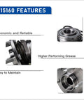 Wheel Hub Bearing Assembly 515160 Direct Fit For Cadillac Escalade ESV 2015 2020 XTS Chevy Silverado GMC Sierra feature highlights