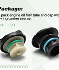 Filler Tube And Cap With O Ring Gasket Seal Kit For 2.4L GM Engines In Buick Lacrosse Regal Verano Chevy Captiva Equinox Impala