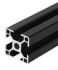 4 Pack 3030 T Slot Aluminum Extrusion 500mm European Standard Anodized Linear Rail Profile For 3D Printer Parts CNC DIY Projects Black Built Tough Lightweight And Ready For Quick Smooth Mess Free Assembly, close-up