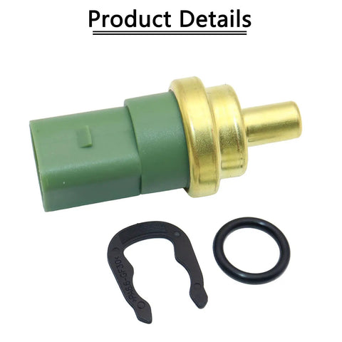 Replacement coolant temperature sensor for VW and Audi, part 059 919 501A with clip and O-ring included. Keep Your Ride Cool Without Any Drama With This Replacement Coolant Temperature Sensor For Vw And Audi Models Straight Swap Temp Switch Fits Part 059 919 501A Smooth As Butter.