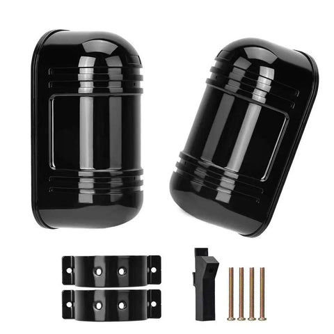 Dual Laser Alarm Beam Sensor For Indoor And Outdoor Security, 300m Range With 60m Infrared Detection, weatherproof twin beam system
