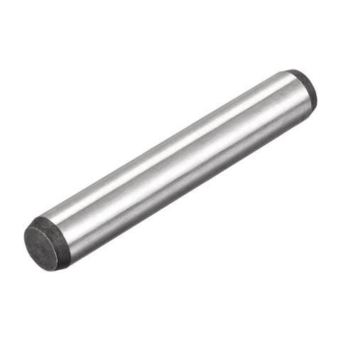 Three Eighths Inch Dowel Pins Two Inches Long Heat Treated Alloy Steel Built To Last With Extra Hardness Bright Finish For Precise Alignment