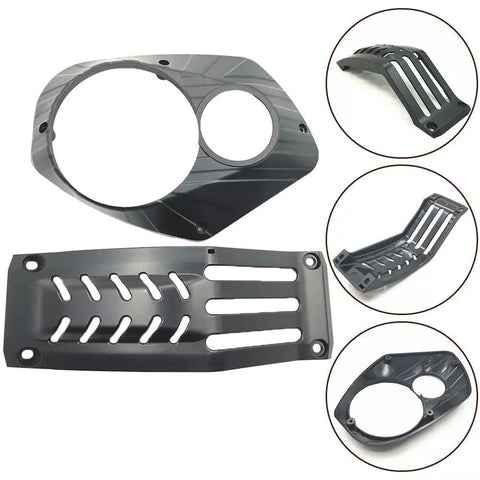Motor Cover Board For BaFang G520B ACM03 G521 Drive Electric Bike Component Plastic Casing Engine Housing Shield Black Replacement Part For Electric Bicycle Motor Unit, black plastic cover board 20 x 15 x 3 cm