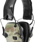 Impact Sport Electronic Shooting Earmuff With Sound Amplification And Noise Suppression, MultiCam, 82 dB Safe Impulse Noise, 22 NRR