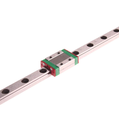 Pro Grade MGN12H 550mm Linear Guide Rail with Slide Block for 3D Printers and CNC Machines, rock solid aluminum rail system, chrome plated