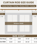 Wood Curtain Rod Set For Windows 72 To 144 Inches Adjustable Easy Install 1 Inch Diameter Heavy Duty Drapery Rod Size Guide