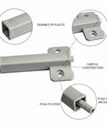 Push To Open Cabinet Latch With Quick Rebound Mechanism For Handle Free Doors Durable PP plastic catch with careful construction details