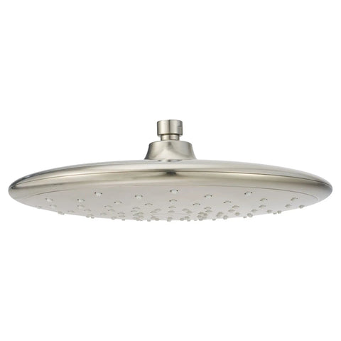 Spectra Plus 11 Inch Rain Shower Head with 2.5 GPM Flow Polished Nickel Finish Drenching Rain Spray Easy Clean Nozzles Side View