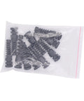 10 Pack IP68 Waterproof M12 PG7 Plastic Cable Gland Connector With Flex Spiral Strain Relief And Rubber Washer For 3.5-6mm Wires in bag