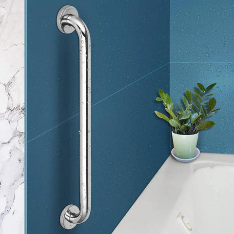 Two Pack 32 Inch Shower Grab Bars Set in SUS304 Stainless Steel Rustproof Bathroom Grab Bar Handles with Concealed Mount