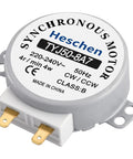 Top Notch Synchronous Motor 220V 50Hz 4 RPM CW CCW Replacement For Microwave Oven Turntable drive motor with compact design.