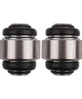 Set Of 2 Rear Lower Suspension Knuckle Bushings For Lexus NX200t NX300 NX300h And Toyota RAV4 2006 To 2018 Compatible With K202077 423040R020 423050R020 42304-0R020 42305-0R020, black rubber and metal