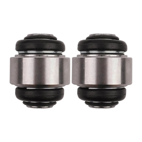 Set Of 2 Rear Lower Suspension Knuckle Bushings For Lexus NX200t NX300 NX300h And Toyota RAV4 2006 To 2018 Compatible With K202077 423040R020 423050R020 42304-0R020 42305-0R020, black rubber and metal