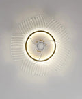 Prime Rated Led Ceiling Fan Light With Remote Control And Whisper Quiet Operation Three Speed Options And Easy Color Transitions No Sweat Setup For Master Bedrooms Living Spaces And Kitchens, 50cm diameter with floral design.
