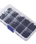 Nylon Screws Nut Washer Kit 270 Pcs M2 To M5 Plastic Hex Standoff Mounting Hardware Set For DIY Electronics And Furniture Assembly Durable Non Conductive in organizer case