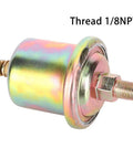 Oil Pressure Sensor One Eighth NPT 0 To 1.0 MPa High Sensitivity Steel Engine Oil Pressure Switch Built To Last For Auto And Industrial Machines With Precise Readings And Reliable Performance In Tough Environments. 1/8NPT steel sensor
