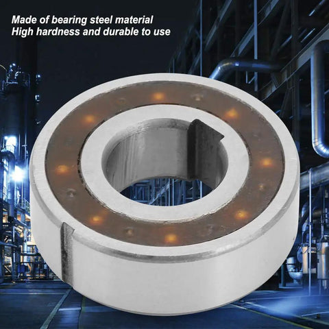 One Way Bearing For Industrial Machinery, Built Tough Heavy Duty Sealed Ball Bearing With Spherical Raceway, 35mm OD, 15mm ID
