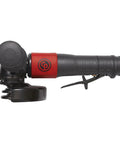 Straight From The Shop Floor Heavy Duty 4.5 Inch Air Angle Grinder showing the ergonomic handle and grinding head for weld cleaning.