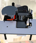 Top view of 1200W Automatic Woodworking Edge Banding Machine Pro Grade Portable Banding Tool on a table