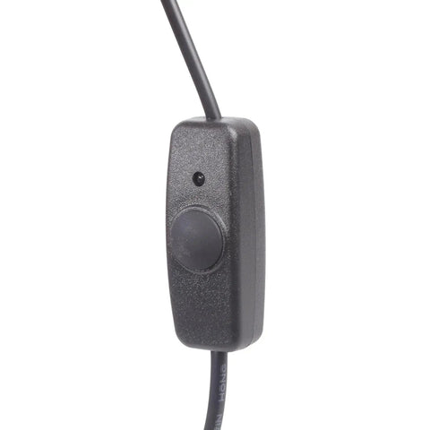 No Stress Type C Extension Cable With Right Angle Plug Fits Snug In Tight Corners For Marathon Gaming And Daily Grind Delivers Smooth 5V 2A Power Without Data Sync Hassle showing a black power switch.