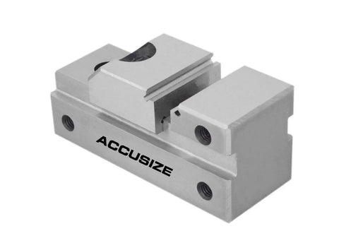 Compact Slick Mini Precision Toolmakers Insert Vise For Tiny Parts, 1 Inch And 25 Mm Jaw, 2.5 Inch Long on white background