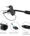Automatic Transmission Gear Lever With Connector Replacement For F350 F450 F550 5C3Z7210AAA, black ABS plastic, overdrive switch
