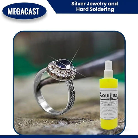 Self Pickling Flux For Precious Metals Like Gold Silver Platinum And Jewelry Soldering In A Spray Bottle 8 Oz 275 Ml