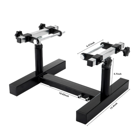 Beefy Heavy Duty Motorcycle Engine Stand With 1000 Pound Capacity, Adjustable Motor Stand, Durable Steel, Easy Assembly, 360°
