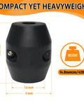 Universal Pull Down Faucet Hose Weight Ball For Kitchen Sink Sprayers And Bathroom Basins Heavy Duty Gravity Replacement, 2.55" size, black material