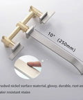Wall Mount Tub Filler Faucet In Brushed Nickel Finish Brass Two Handle High Flow Bathtub Faucet Set With 10 Inch Spout Reach
