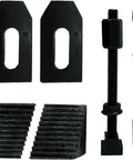 Components of 6mm Clamp Kit For Rotary Table Workholding, Fits 3 Inch And 4 Inch Tables, Pro Grade Clamp Set For Milling, Drilling And Indexing