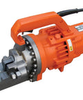 Heavy Duty Portable Electric Rebar Cutter For Cutting Up To Grade 60 Steel Bars And Smooth Rods With Hydraulic Power, close-up view of tool.