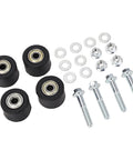 Upgrade Your Ride With This Heavy Duty YFZ350 And Banshee Chain Roller Kit Featuring Tough Iron Bearings For Smooth Shifting And Extended Drive Life On 1987 To 2006 Models Plus Reliable Performance. black chain roller kit with bolts, washers, and nuts