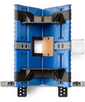 Top view of Deluxe Spline Jig For Boxes And Frames Pro Grade Router Table And Table Saw Compatible Easy 45 Degree Setup