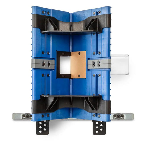 Top view of Deluxe Spline Jig For Boxes And Frames Pro Grade Router Table And Table Saw Compatible Easy 45 Degree Setup