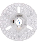 AUNMAS 6.30in LED Ceiling Fan Light Retrofit 5CCT Adjustable 3000K-6500K round LED light module with multiple bulbs.