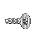 Pack Of Twenty Five Number 8 X Three Quarter Inch Flat Head Tamper Resistant Screws With Secure Pin In Torx T20 Drive crafted from tough stainless steel.