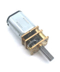 N20 DC Miniature Gear Reducer Motor Featuring 6 Volt High Speed Reduction Gearbox, compact design for robotics projects.