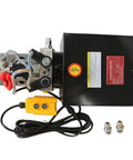12V Electric Hydraulic Pump Kit With 8 Quart Tank, Double Acting Power Unit for Dump Trailer and DIY Hydraulic Systems