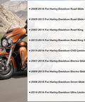 Premium Titanium Alloy Bolt Kit With Durable Primary Gasket And Clutch Primary Cover For Harley Davidson Touring Models detail shot with motorcycle.