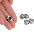 Set Screw Shaft Collars 6mm Bore 12mm OD 7mm Width Stainless Steel 304 Includes Hex Wrench Landing Gear Stopper Wheel Collar Pack of 12