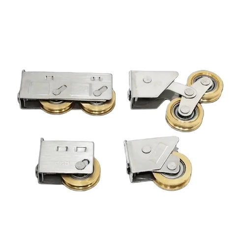 4 Pack Heavy Duty Screen Door Rollers Replacement For Sliding Glass Doors And Windows Stainless Steel Double Roller Track Pulleys