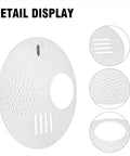 Stainless Steel Bee Hive Nuc Box Entrance Gates With Four Mode Disc Excluder, close-up of perforated and slotted openings for beekeeping
